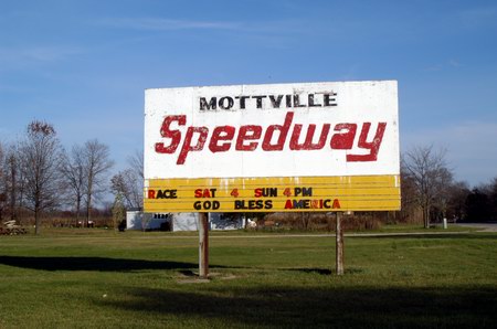 Mottville Speedway - Sign